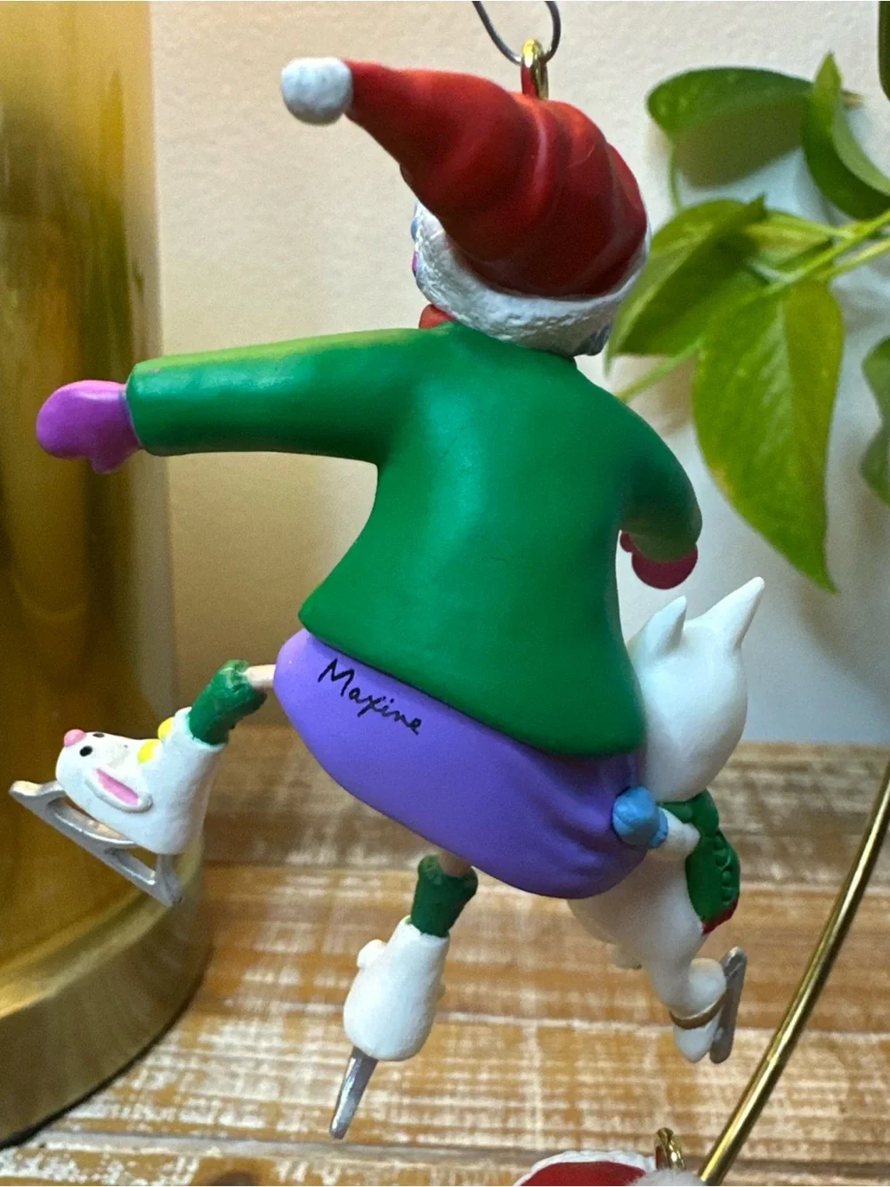 1999 On Thin Ice Hallmark Ornament Maxine, 1996 This Is As Merry As I Get